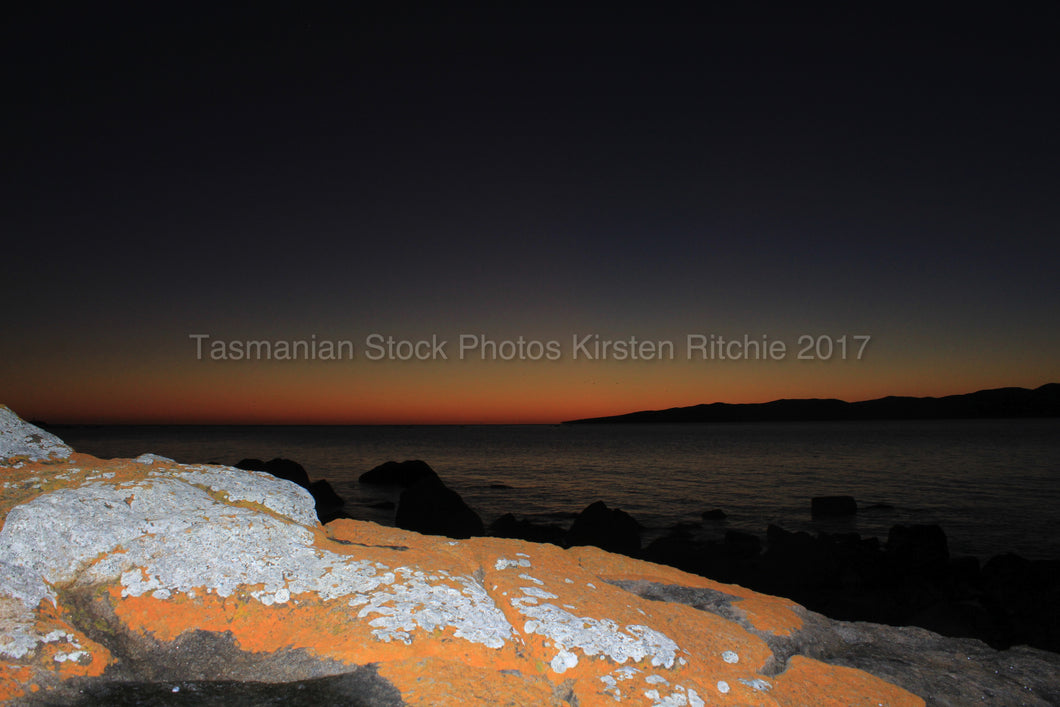 HAWLEY BEACH SUNRISE - TASMANIA - AUSTRALIA
